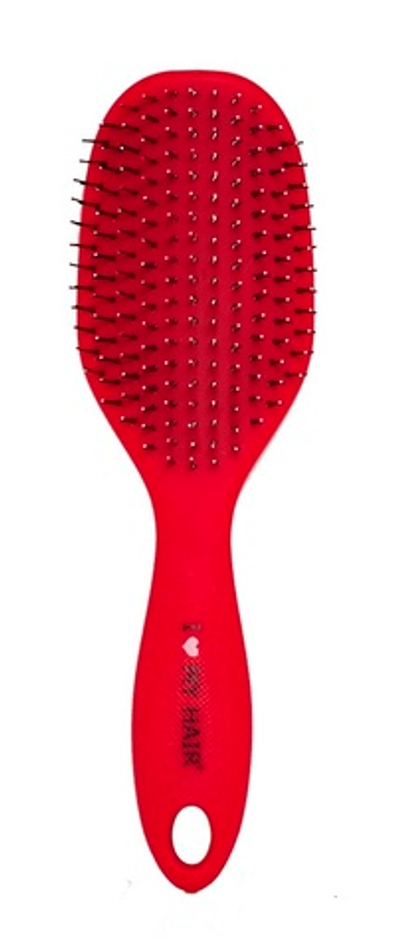 Щетка ILMH "Spider Soft" 1502 красная матовая L