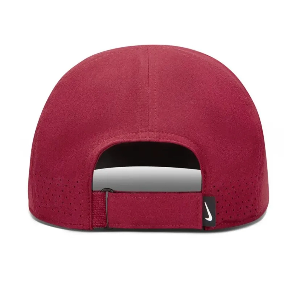 Теннисная кепка Nike Dri-Fit ADV Club Unstructured Tennis - team red/pale ivory