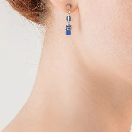 Серьги-пусеты Coeur de Lion Blue-Green 4562/21-0705