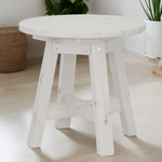 Журнальный столик, 60х60х56, Осло, деревянный, прикроватный, для дома и сада, белый, Dipriz