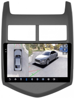 Магнитола для Chevrolet Aveo 2 2012-2015 - FarCar BX107M-360 монитор 9.5" 2K QLED на Android 13, 6Гб+128Гб, CarPlay, 4G SIM-слот, 4 камеры в комплекте