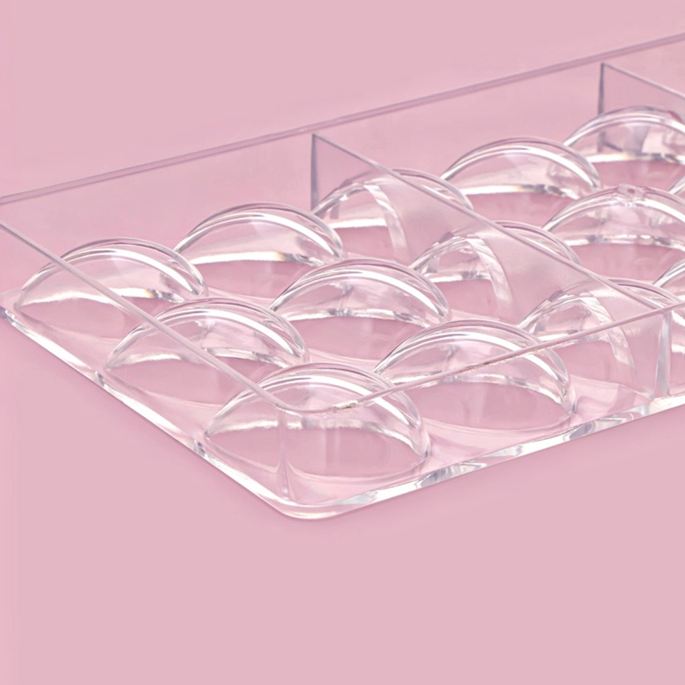 Форма для конфет поликарбонат «Кофейные зерна», 33×16.2 см, 21 ячейка