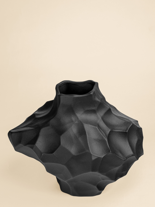 Ваза фарфоровая DUNE Черная