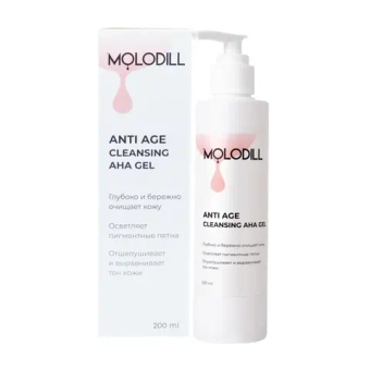 Гель MOLODILL для умывания ANTI AGE CLEANSING AHA GEL, 200 мл
