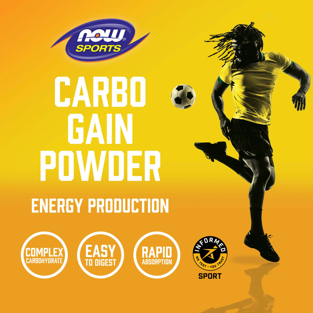 NOW Foods, Sports, Carbo Gain, 8 фунтов (3629 г)