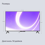Телевизор Яндекс YNDX-00075 127 см черный