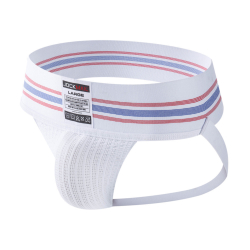 Мужские трусы джоки белые JOCKMAIL JM4021-1