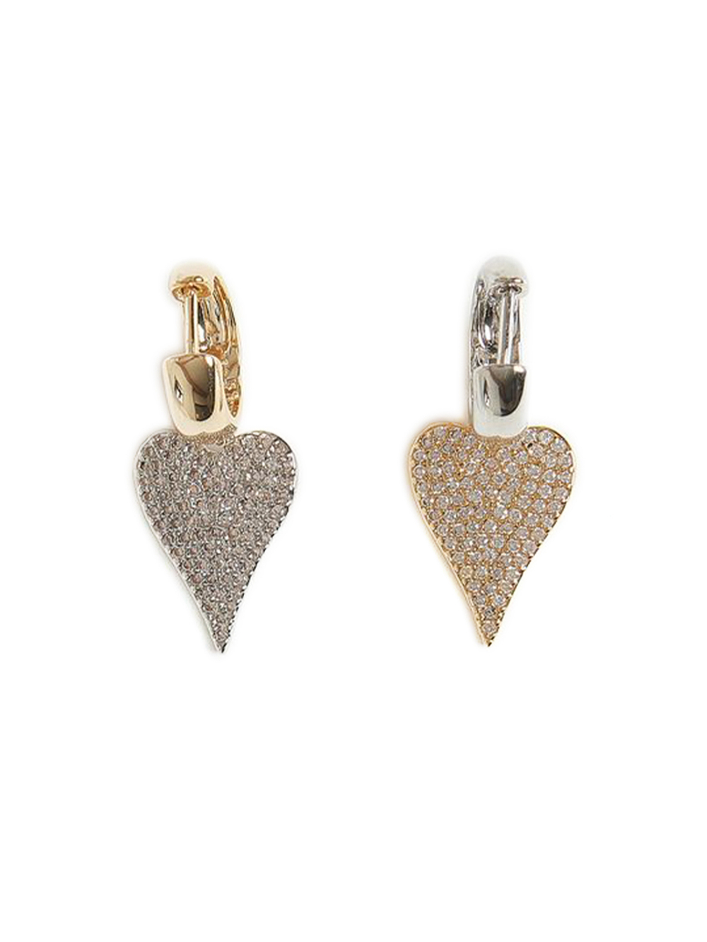 Серьги "Heart Shine" Bicolor