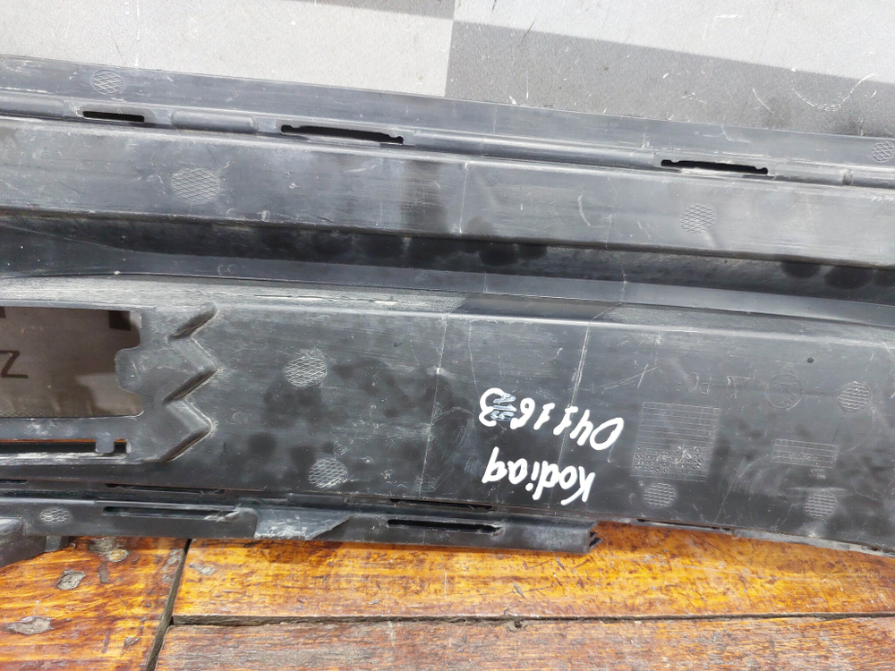 Накладка переднего бампера левая Skoda Kodiaq 16-22 Б/У Оригинал 565807367