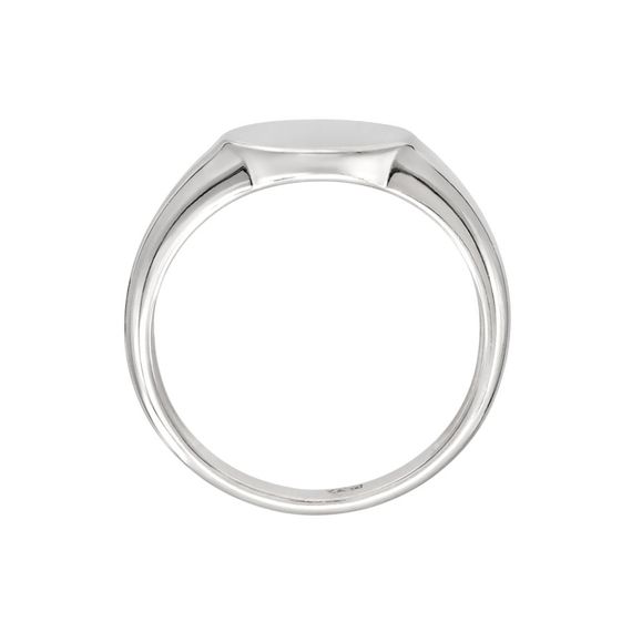 Кольцо Круг под гравировку из серебра 925 пробы, фото 3