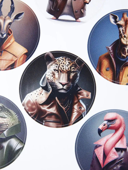 Наклейки детские на телефон стикеры на карту Котики