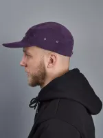 Кепка Antisocial 5 panel Velvet Фиолетовая