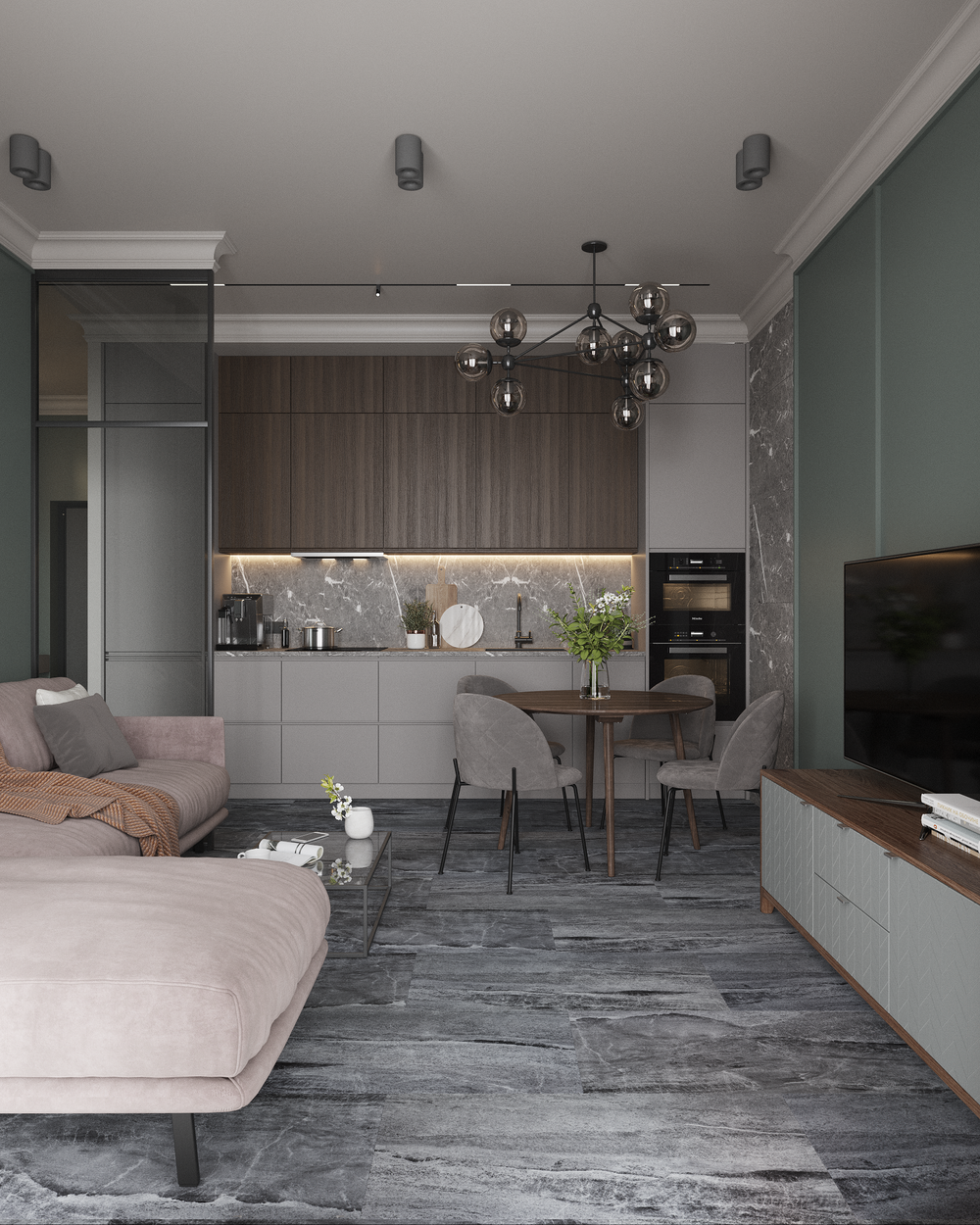 LVT-плитка VINILAM 91906 Колумбийский Камень (4,513м2) клеевой