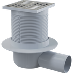 APV1 105*105/50 Сливной трап с бок подв из нерж стали