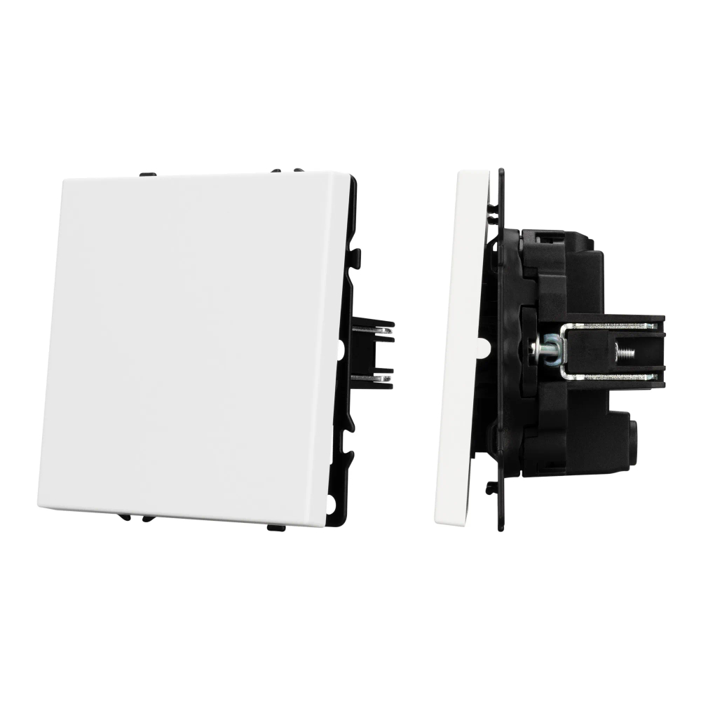 Механизм выключателя одноклавишный перекрёстный SWT-NOBE-MKX1-SFPL-WH (230V, 10A) (Arlight, -) 054234