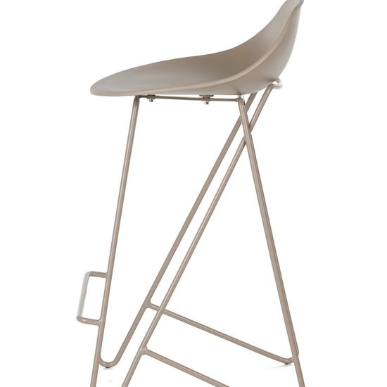 Полубарный стул Origami бежевый 