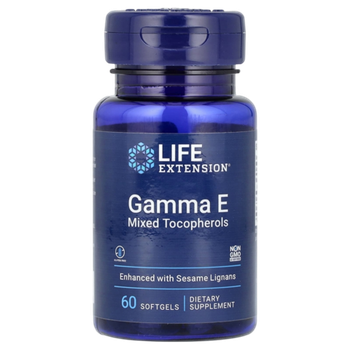Life Extension Gamma E Mixed Tocoferrols 60 softgels , Витамин Е
