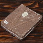 Халат унисекс, ваф, 100%хл, кофейн, S-M, 44-46, Barkas, AI-0106009