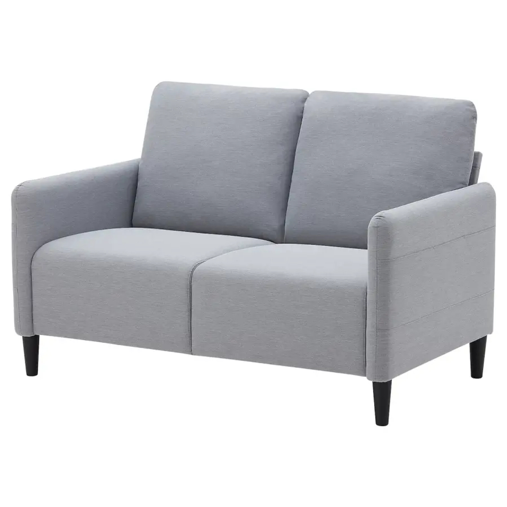 Диван 2-местный - IKEA ANGERSBY/ЭНГЕРСБИ ИКЕА, 89х84х137 см, серый