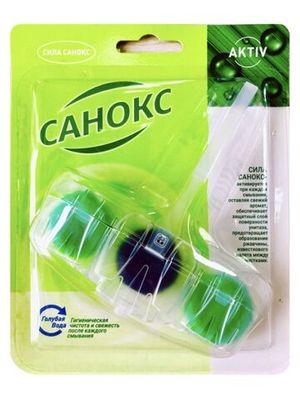 Подвесной блок для унитаза Санокс Color Fresh Классический 40 г