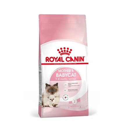 Royal Canin Mother&Babycat Корм сухой для котят в период первой фазы роста и отъема, беременных и кормящих кошек - 4 кг