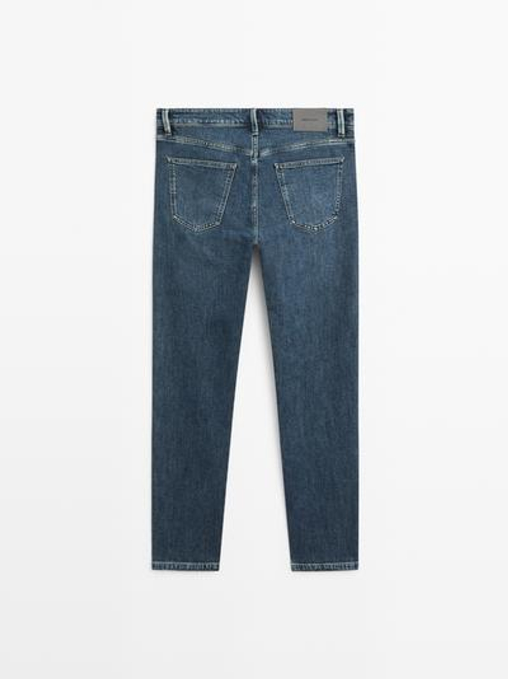 Massimo Dutti Джинсы зауженного кроя, глубокий синий