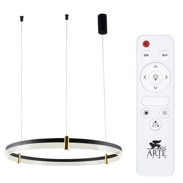 Подвесная люстра LED 76W 3000К-6000К A2183SP-1BK чёрный Mercury Arte Lamp