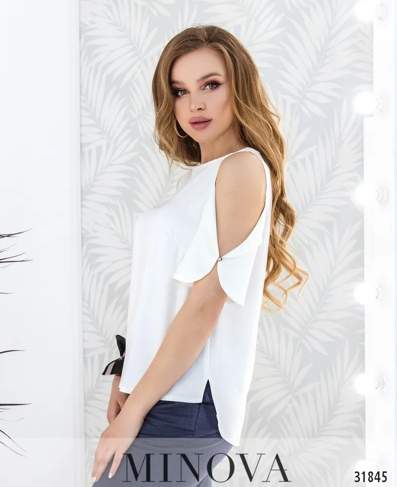Блуза 4087н-белый Minova