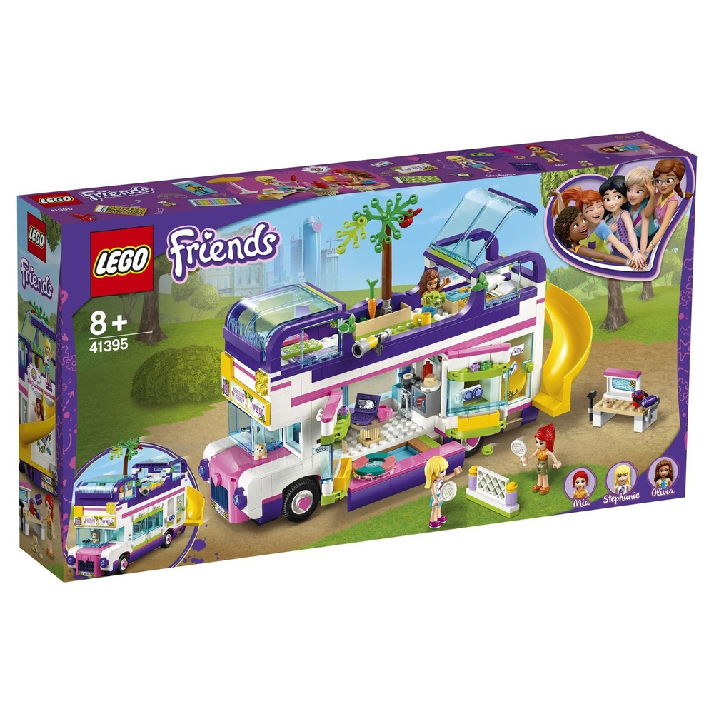 LEGO Friends: Автобус для друзей 41395 — Friendship Bus — Лего Френдз Друзья Подружки