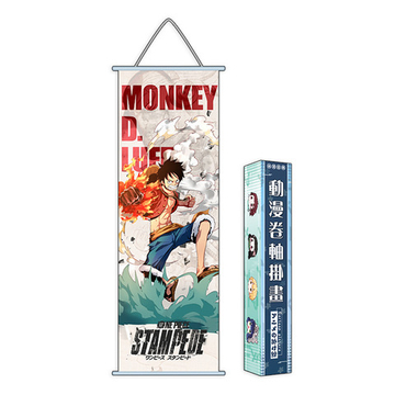 Гобелен "One Piece / Ван пис / Большой куш - Луффи атакует" 70х30 см