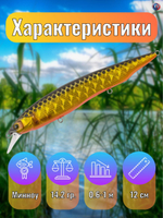 Воблер TsuYoki SIROTA 120SP TS264G