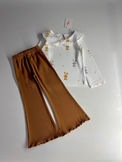 Веселый зайчик - двойка для девочек 2 600 тг./шт. (оптом - цена за 5 размеров)