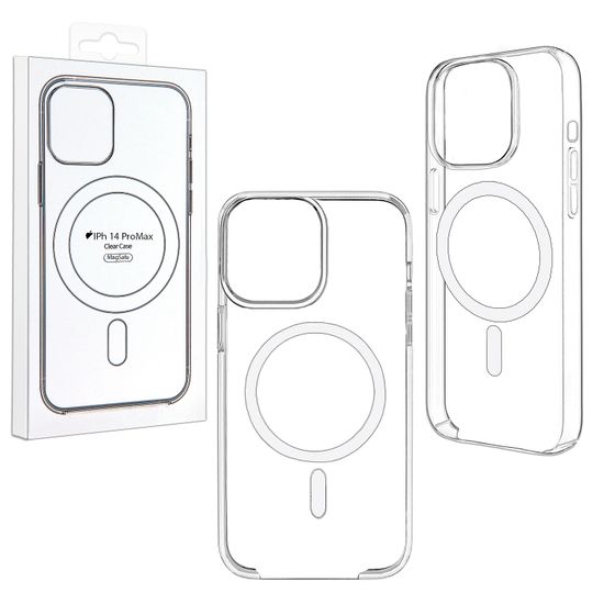 Чехол Magsafe iPhone 14 Pro Max Clear (BOX)