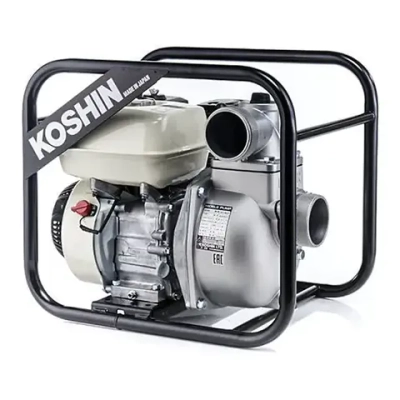 Koshin SEH-80 JP мотопомпа бензиновая 3.9 л.с, 1100 л/мин, диаметр 80 мм, SEH-80JP