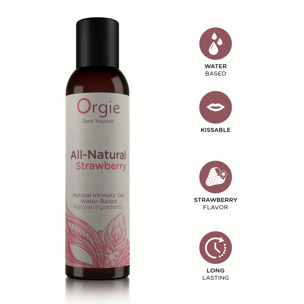 Интимный гель Orgie ALL-NATURAL STRAWBERRY 150мл