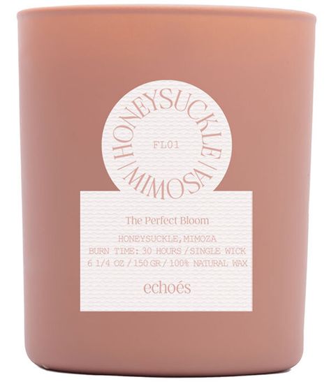 Honeysuckle & Mimosa, свеча Perfect Bloom collection, Echoes