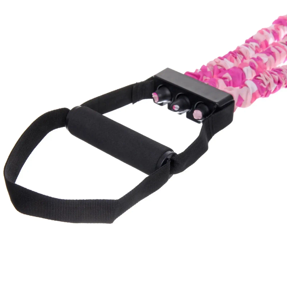 Эспандер универсальный с регулируемой нагрузкой Sportage, 15-45 кг, розовый