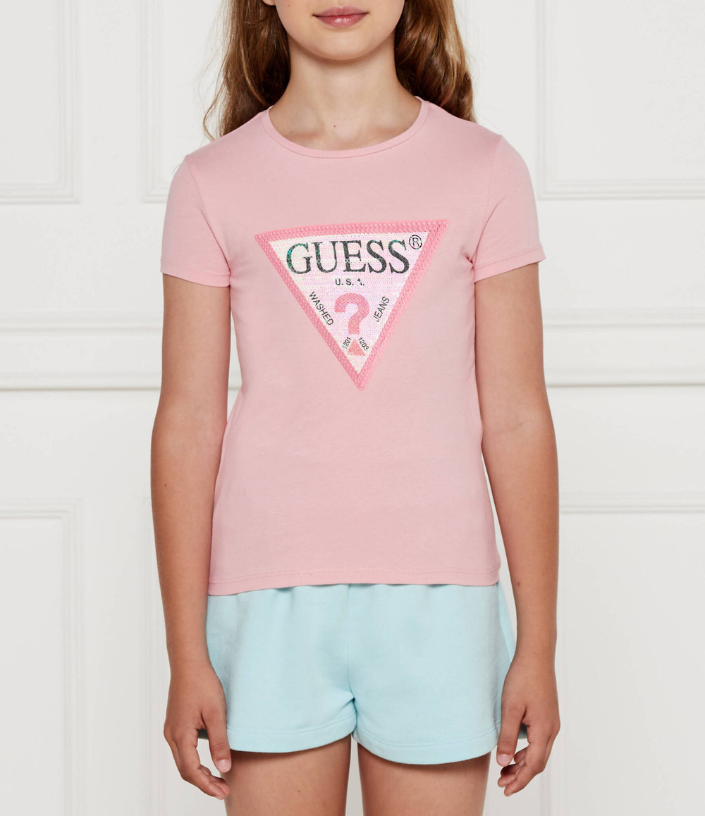 Футболка Guess - розовый(K4RI31 K6YW1)