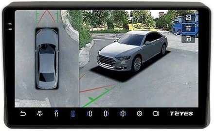 Магнитола для Renault Arkana 2019+, Duster 2020+ - Teyes CC3-2K-360 на Android 10, 2K QLED, 6Гб+128Гб, CarPlay, 4G SIM-слот, 4 камеры в комплекте