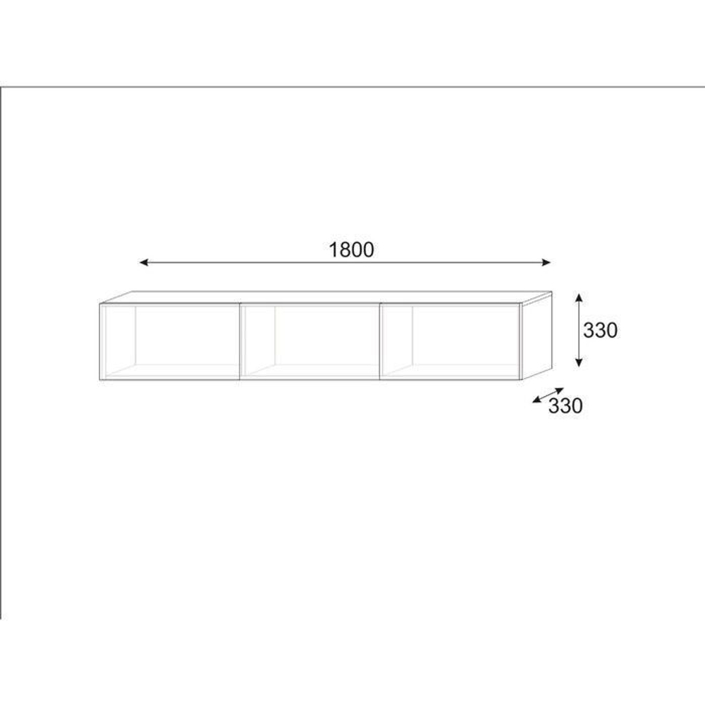 Тв тумба навесная "Инфинити"