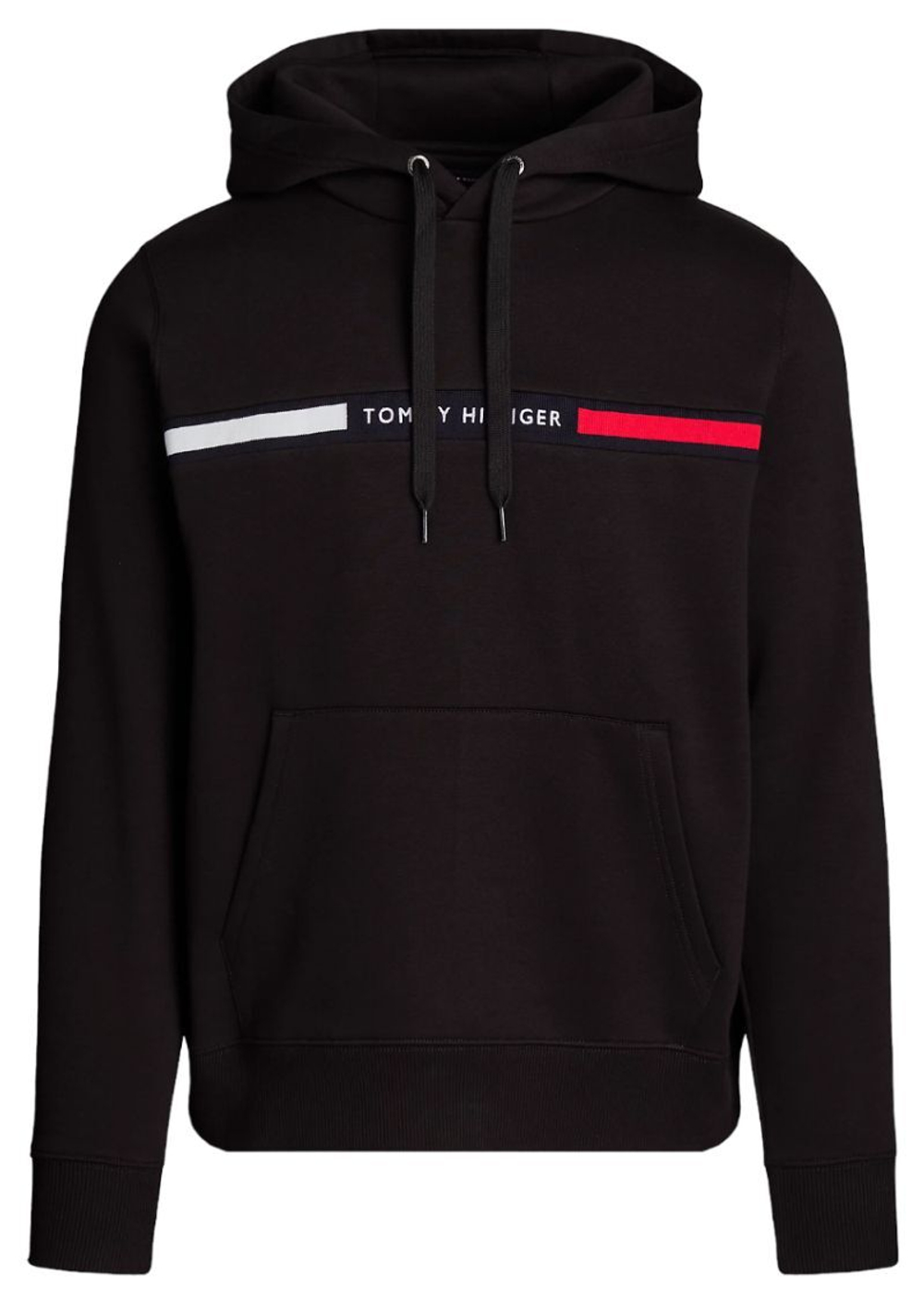 Мужская теннисная кофта Tommy Hilfiger Chest Insert - черный