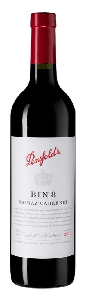 Вино Penfolds Bin 8 Cabernet Shiraz, 0,75 л.