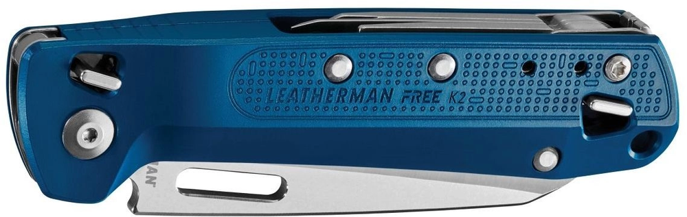 Мультитул Leatherman Free К2, 8 функций, синий