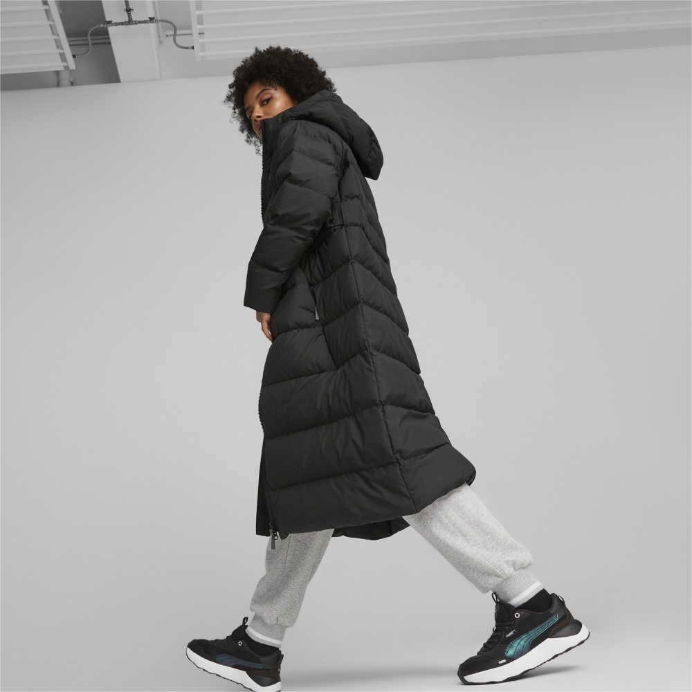 Пуховик женский PUMA Long Hooded Down Coat