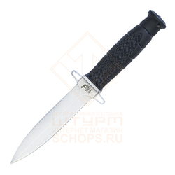 Нож Саро Стрим К110 резина, Black/Stonewash