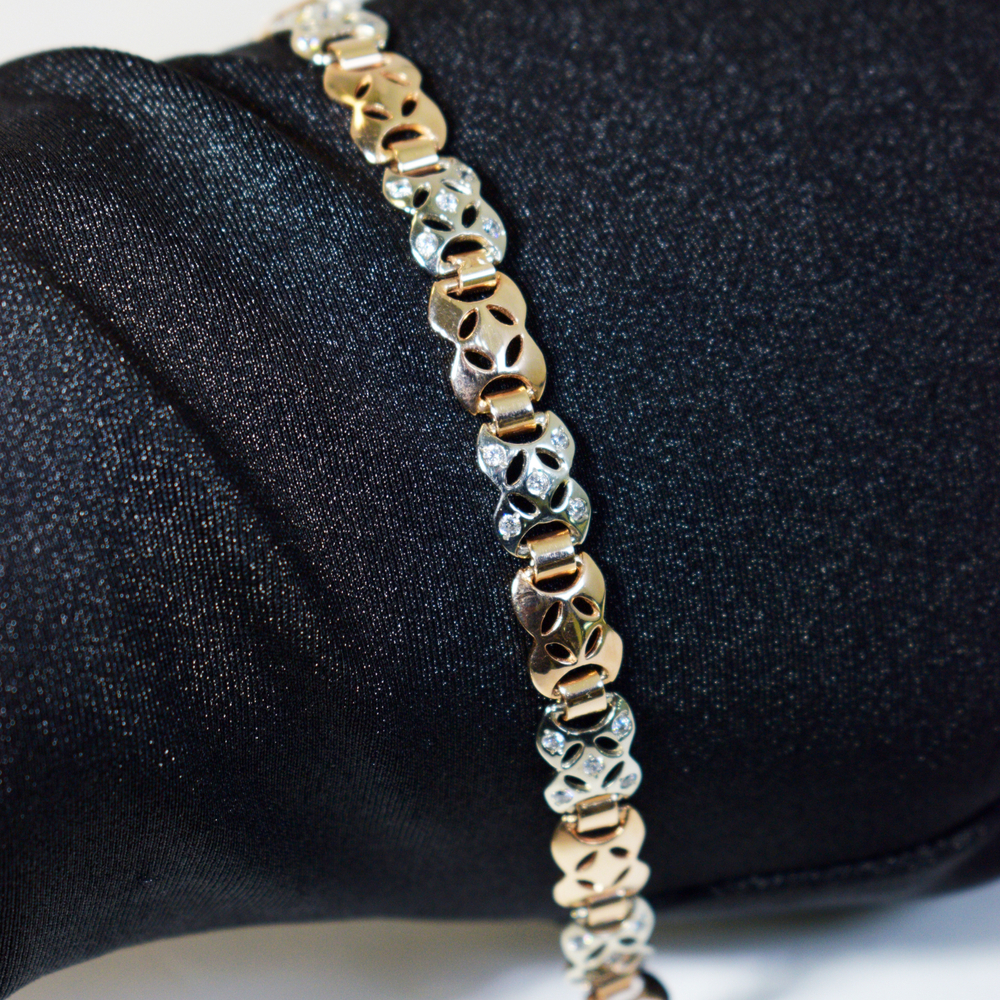 Браслет с фианитами