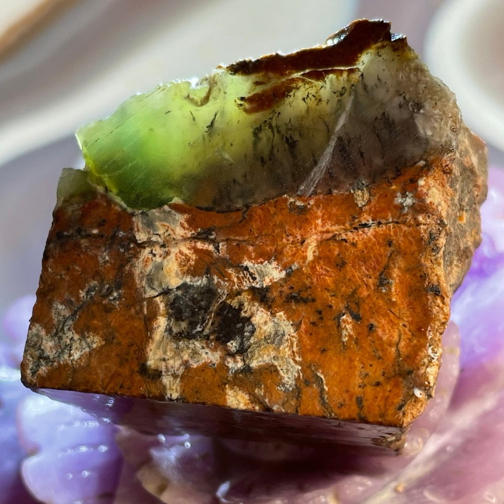 44227 Хризопраз Срез 55мм