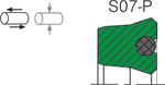 Уплотнение штока S07-P 457.5x483.5x19.3 Aksios