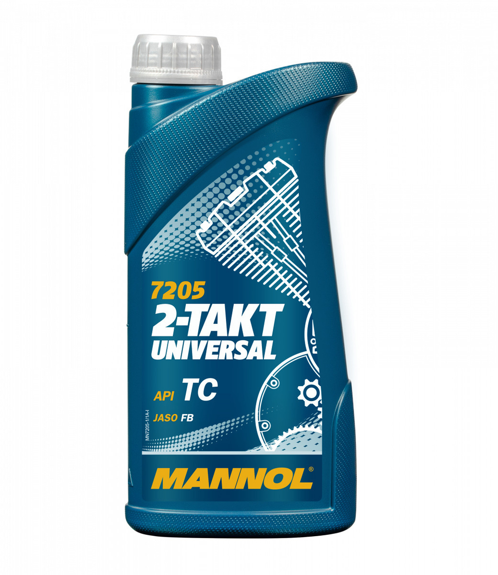 MANNOL 7205 масло моторное минеральное 2-Takt Universal API TC 1л