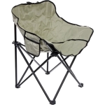 Кресло складное до 100 кг TJ-2000, 60*46*70 см, цвет: светло-серый